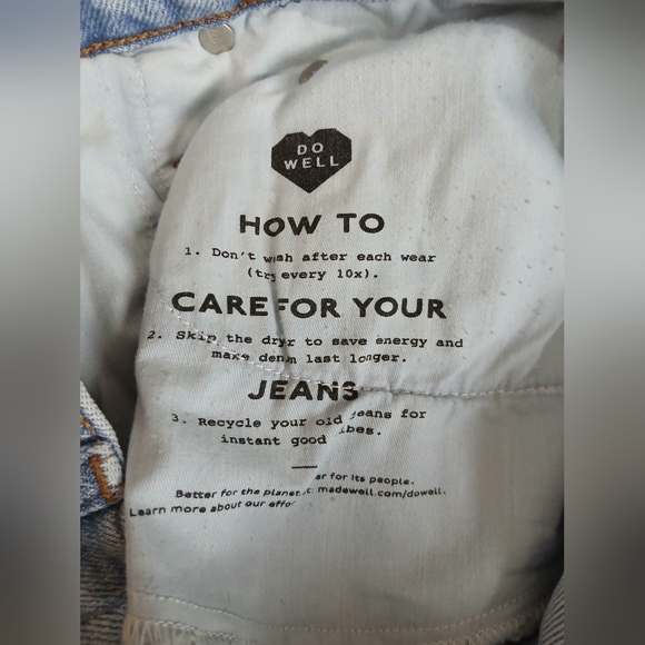 Madewell the Perfect Vintage Jean 27 Light wash Distressed Great UC - Picture 9 of 10